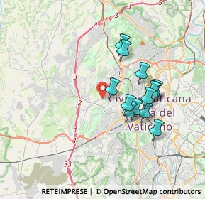 Mappa Via Zignago, 00168 Roma RM, Italia (3.25692)