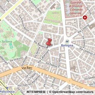 Mappa Via Ravenna, 29, 00161 Roma, Roma (Lazio)