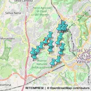 Mappa Via Monterosso Al Mare, 00168 Roma RM, Italia (1.555)