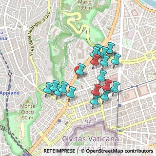 Mappa Via Giovanni Bovio, 00195 Roma RM, Italia (0.4145)