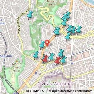Mappa Via Giovanni Bovio, 00195 Roma RM, Italia (0.5225)