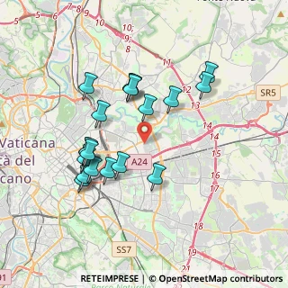 Mappa Via del Frantoio, 00159 Roma RM, Italia (3.70474)