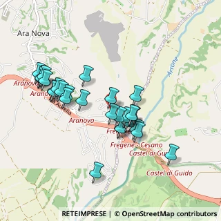 Mappa Via Giuseppe Fraccaroli, 00050 Fiumicino RM, Italia (0.94643)