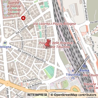 Mappa Via Gian Luca Squarcialupo, 330, 00162 Roma, Roma (Lazio)