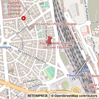 Mappa Via Gian Luca Squarcialupo, 00162 Roma RM, Italia, 00162 Roma, Roma (Lazio)