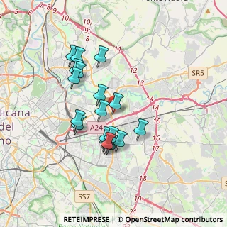 Mappa Via Edoardo D'Onofrio, 00155 Roma RM, Italia (3.20556)