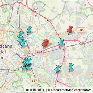 Mappa Via Edoardo D'Onofrio, 00155 Roma RM, Italia (5.09143)