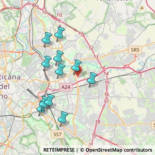 Mappa Via D'onofrio Edoardo, 00155 Roma RM, Italia (4.10273)