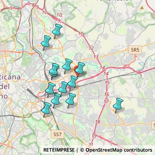 Mappa Via Edoardo D'Onofrio, 00155 Roma RM, Italia (3.68154)