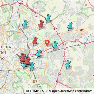 Mappa Via D'onofrio Edoardo, 00155 Roma RM, Italia (4.91188)