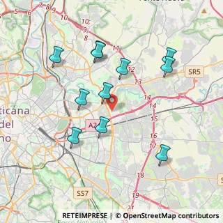 Mappa Via Edoardo D'Onofrio, 00155 Roma RM, Italia (4.02182)
