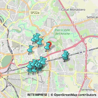 Mappa Via Edoardo D'Onofrio, 00155 Roma RM, Italia (2.0105)