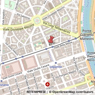 Mappa Via Giuseppe Ferrari, 2, 00195 Roma, Roma (Lazio)