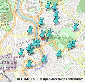 Mappa Via degli Scialoja, 00196 Roma RM, Italia (1.0215)