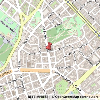 Mappa Via Salaria, 67, 00198 Roma, Roma (Lazio)