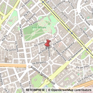 Mappa Via Nizza, 45, 00198 Roma, Roma (Lazio)