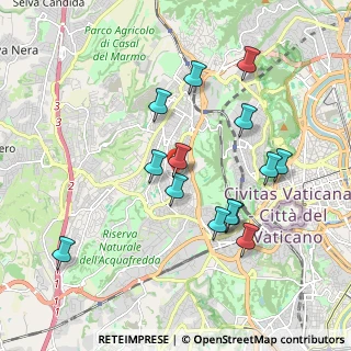 Mappa Via Giulia Grisi, 00167 Roma RM, Italia (1.97714)