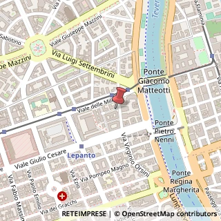 Mappa Via cosseria 2, 00192 Roma, Roma (Lazio)