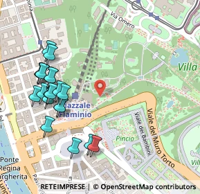 Mappa Viale Giorgio Washington, 00197 Roma RM, Italia (0.295)