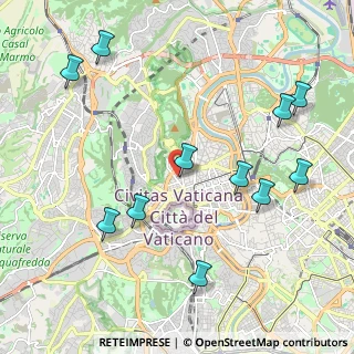 Mappa Via Cunfida, 00195 Roma RM, Italia (2.52273)