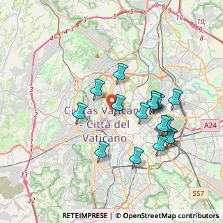 Mappa Via Gioacchino Gesmundo, 00195 Roma RM, Italia (3.68118)