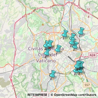 Mappa Via Silvio Pellico, 00195 Roma RM, Italia (4.43667)