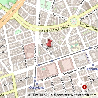 Mappa Via Silvio Pellico, 36, 00195 Roma, Roma (Lazio)