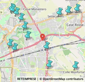 Mappa Via Pescomaggiore, 00100 Roma RM, Italia (3.06786)