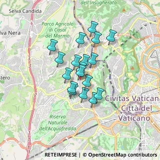 Mappa Via dei Barbarigo, 00168 Roma RM, Italia (1.30222)
