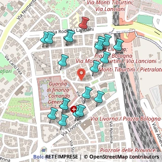 Mappa Via Bartolomeo Borghesi, 00162 Roma RM, Italia (0.2615)