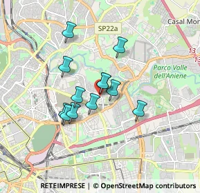 Mappa Via del Peperino, 00158 Roma RM, Italia (1.34)