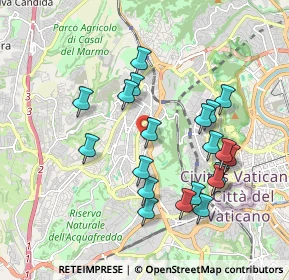 Mappa Ospedale Cristo Re, 00168 Roma RM, Italia (1.9425)