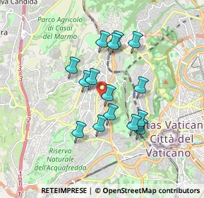 Mappa Ospedale Cristo Re, 00168 Roma RM, Italia (1.544)