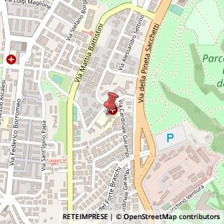 Mappa Via delle Calasanziane, 25, 00167 Roma, Roma (Lazio)