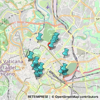 Mappa Via Ombrone, 00198 Roma RM, Italia (1.9555)