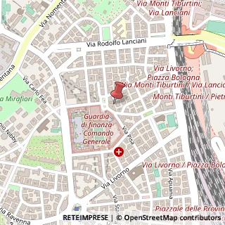 Mappa Via Giovanni Marangoni, 1, 00162 Roma, Roma (Lazio)