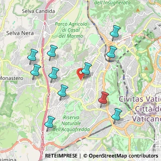 Mappa Via Guido Calcagnini, 00168 Roma RM, Italia (2.23091)