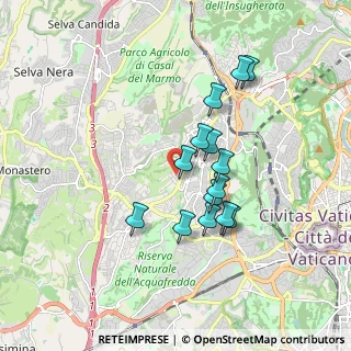 Mappa Via Guido Calcagnini, 00168 Roma RM, Italia (1.58071)