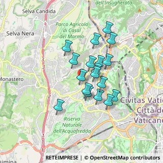 Mappa Via Guido Calcagnini, 00168 Roma RM, Italia (1.43722)