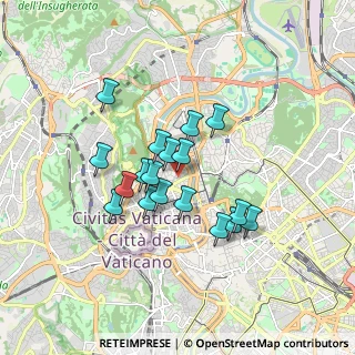 Mappa Via Podgora, 00195 Roma RM, Italia (1.43889)