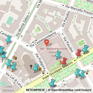 Mappa Via Castelgomberto, 00195 Roma RM, Italia (0.1)