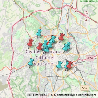 Mappa Via Podgora, 00195 Roma RM, Italia (2.6675)