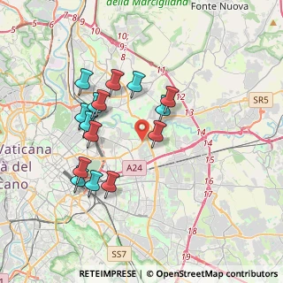 Mappa Via Pescosolido, 00158 Roma RM, Italia (3.58)