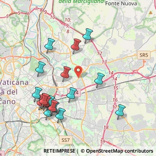 Mappa Via Pescosolido, 00158 Roma RM, Italia (4.82444)