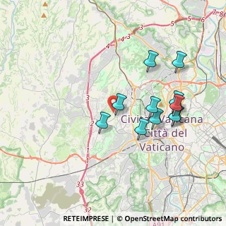 Mappa Via Cristoforo Numai, 00168 Roma RM, Italia (3.77455)