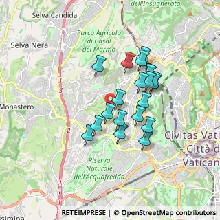 Mappa Via Cristoforo Numai, 00168 Roma RM, Italia (1.5125)