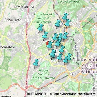 Mappa Via Cristoforo Numai, 00168 Roma RM, Italia (1.46944)