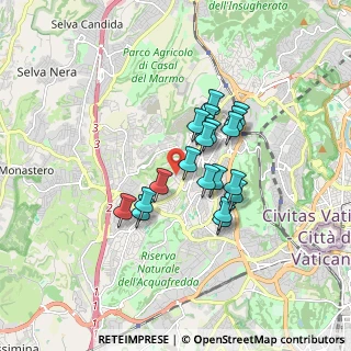 Mappa Via Cristoforo Numai, 00168 Roma RM, Italia (1.335)