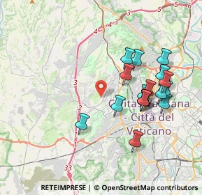 Mappa Via Cristoforo Numai, 00168 Roma RM, Italia (3.88941)