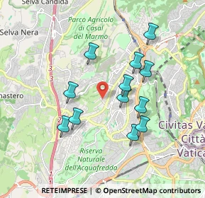 Mappa Via Cristoforo Numai, 00168 Roma RM, Italia (1.71917)